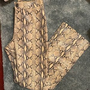 Snakeskin Pants